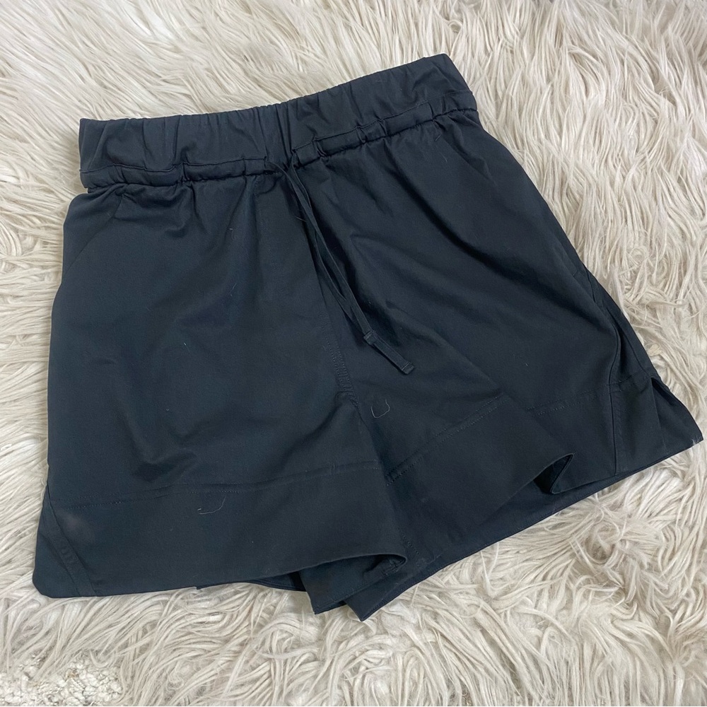 Lululemon Black Drawstring Running Shorts